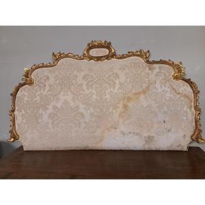 Gold And Padded Headboard