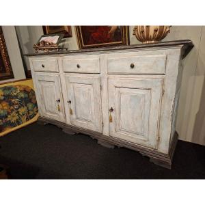 18th Century Painted Three-door Sideboard