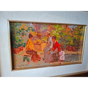 Ennio Formigli, Oil On Panel