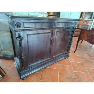  Napoleon III Style Ebonized Mahogany Sideboard