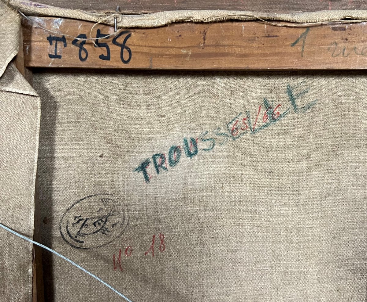 Jean Trousselle : Paysage Des Environs De Chateauroux Vers 1960-photo-8