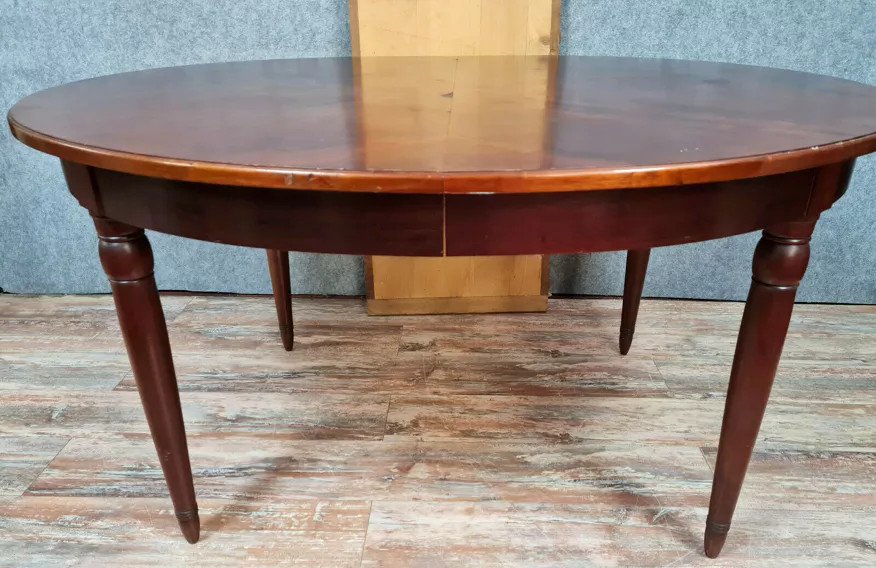 Art Deco Period Table With Extensions In Mahogany Circa 1920 (305 Cm)-photo-4
