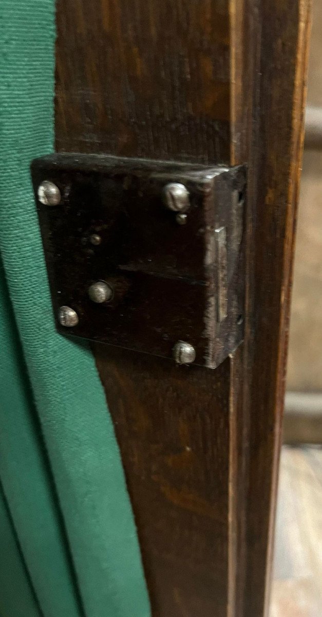 Louis XV Style Bookcase In Solid Oak-photo-2