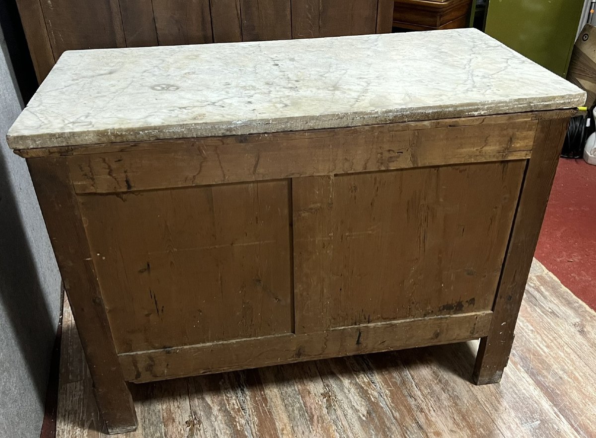 Empire Period Commode In Mahogany -photo-5