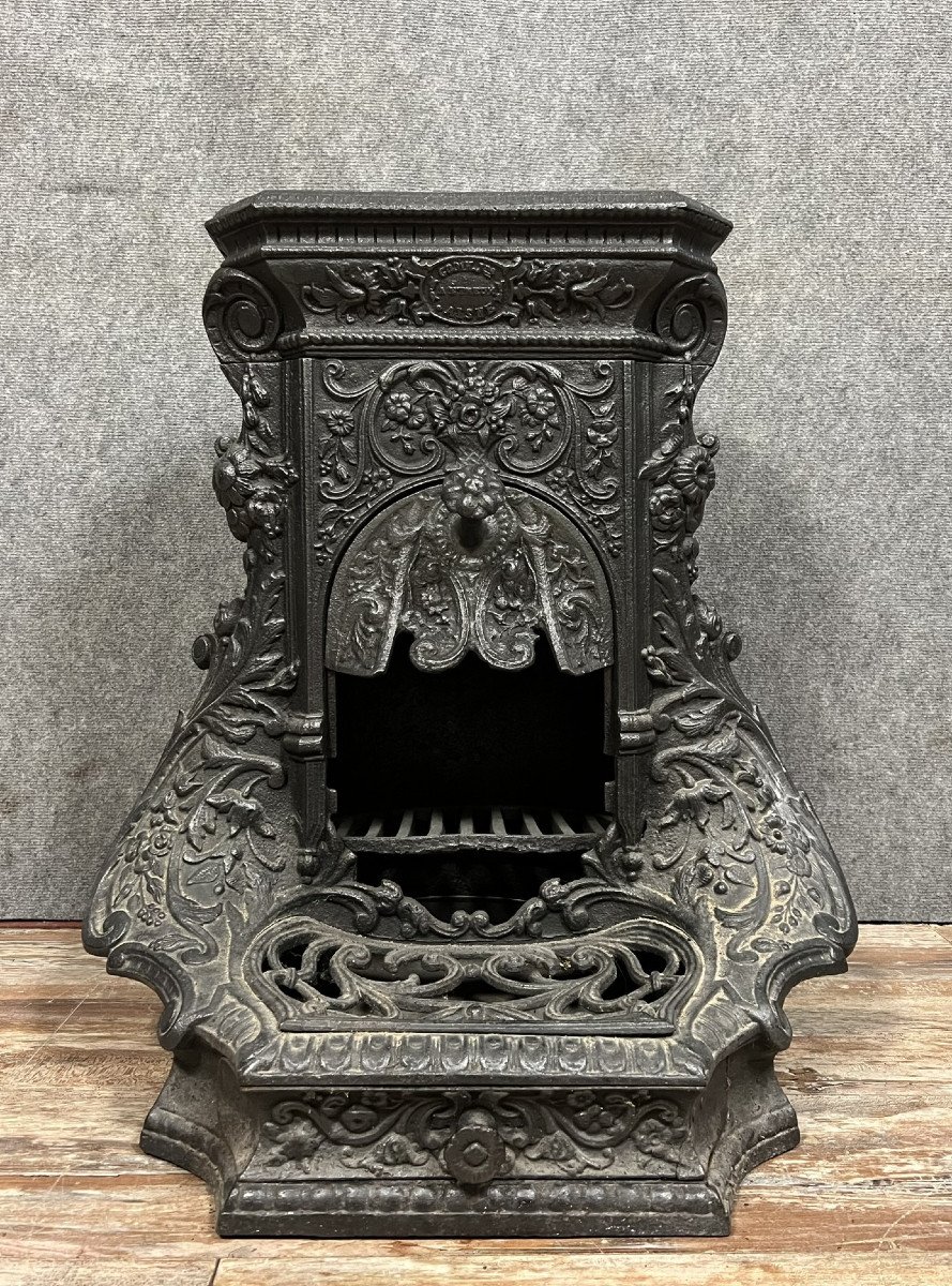 Fireplace Stove From Godin Foundries And Manufactures Napoleon III Period -photo-6