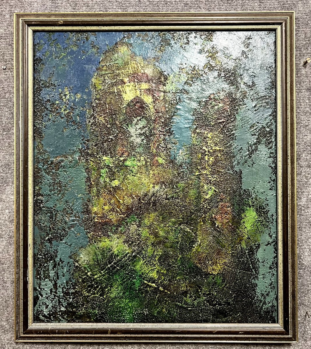 Russian School 1997: Important Oil On Canvas Modernist 