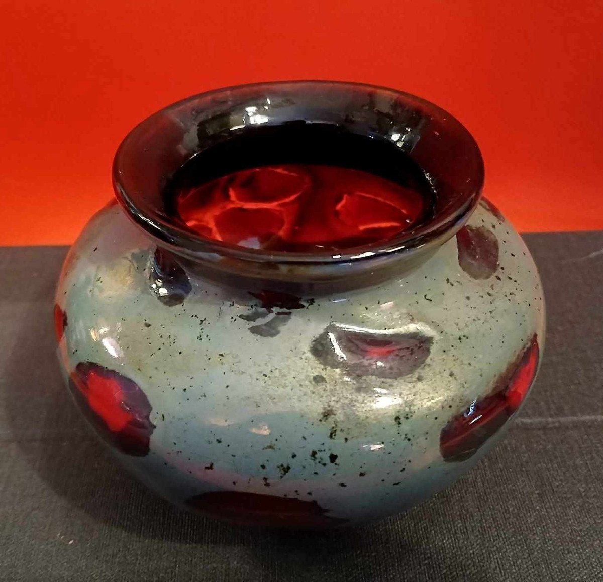 Blown Glass Ball Vase -photo-1