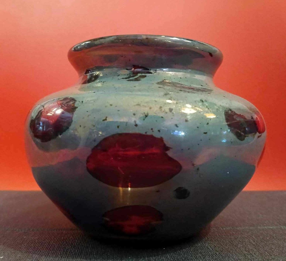 Blown Glass Ball Vase -photo-4