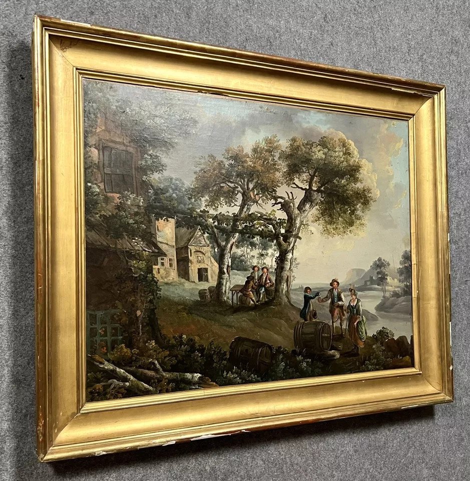 Italian School Around 1800: Oil On Canvas (122 X 101cm)-photo-1