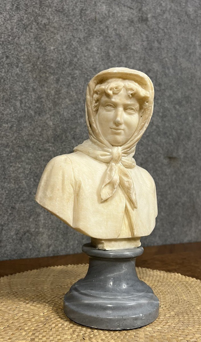 Italian Alabaster And Marble Sculpture -photo-1
