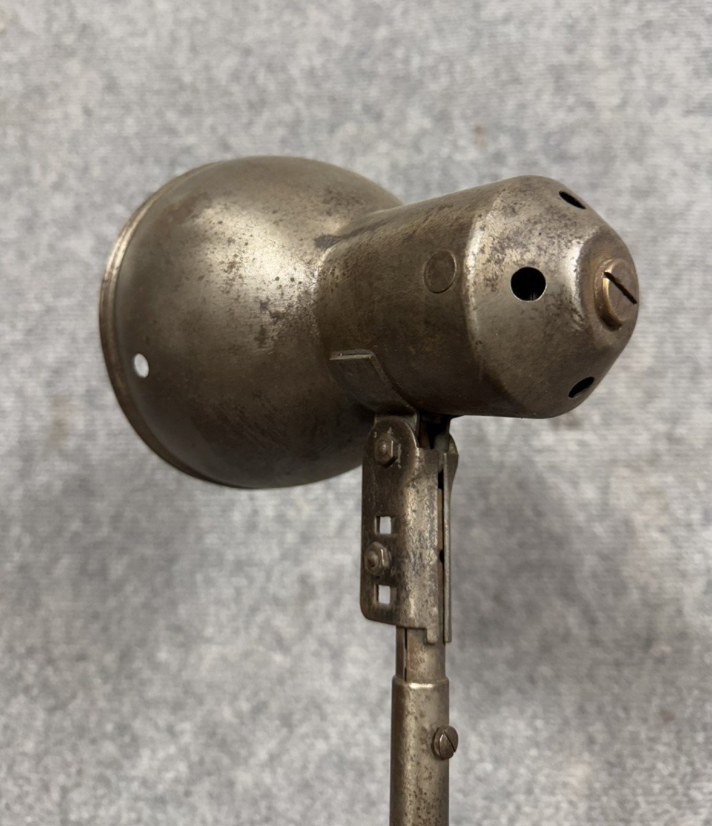 20th Century Industrial Design: Very Large Articulated Arm Lamp H96 Cm-photo-7