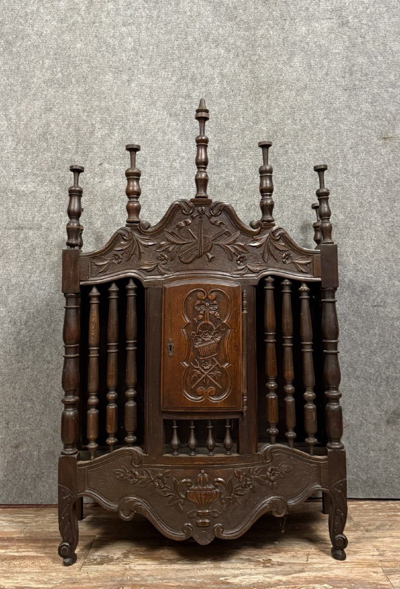 Panetière Provençale De Style Louis XV 