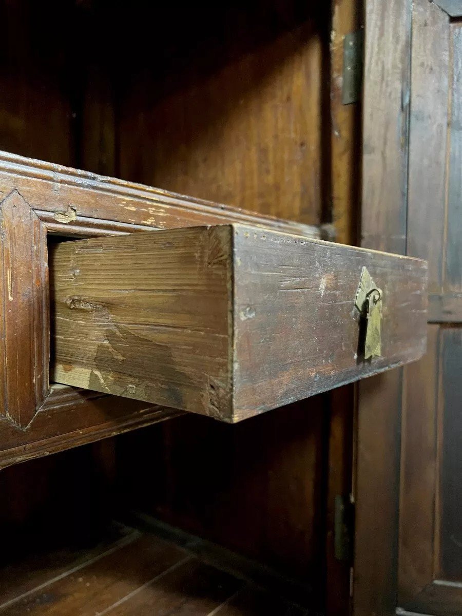 Asia Late 19th Century: Japanese-style Cabinet In Exotic Wood And Lacquer -photo-6