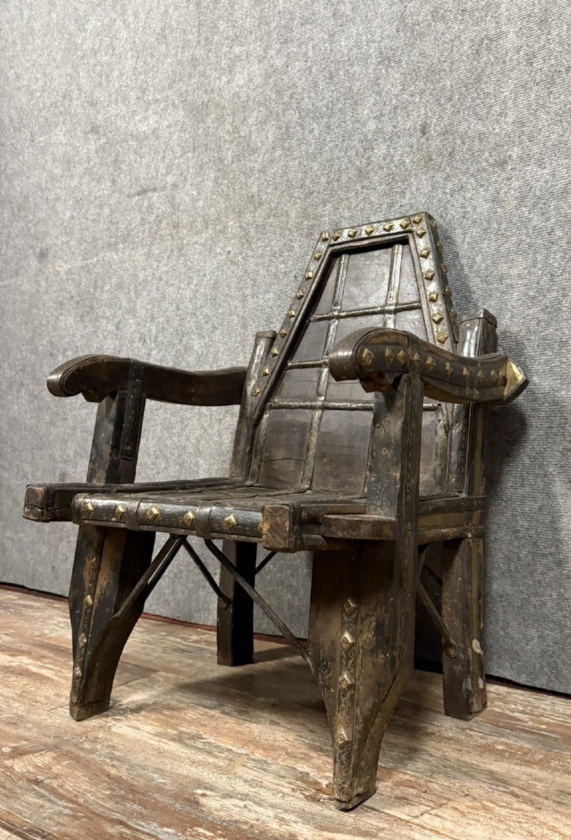 Rajasthan époque XIXe : Fauteuil d'Enfant / Art Primitif -photo-4