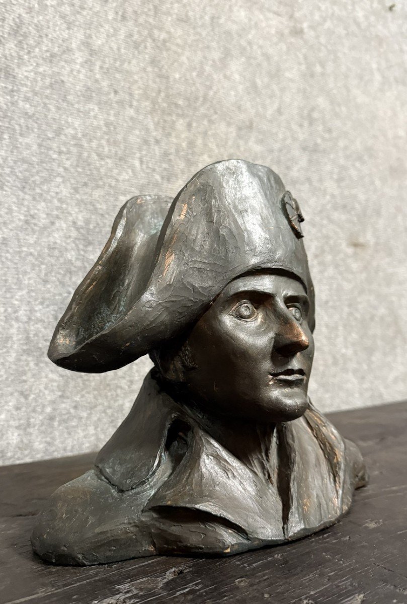 Terracotta Sculpture "bust Of Napoleon Bonaparte"-photo-2