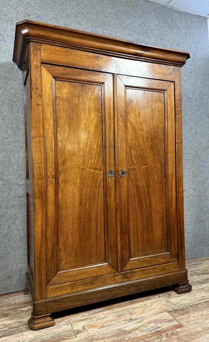 Armoire époque Louis Philippe En Noyer Massif -photo-2