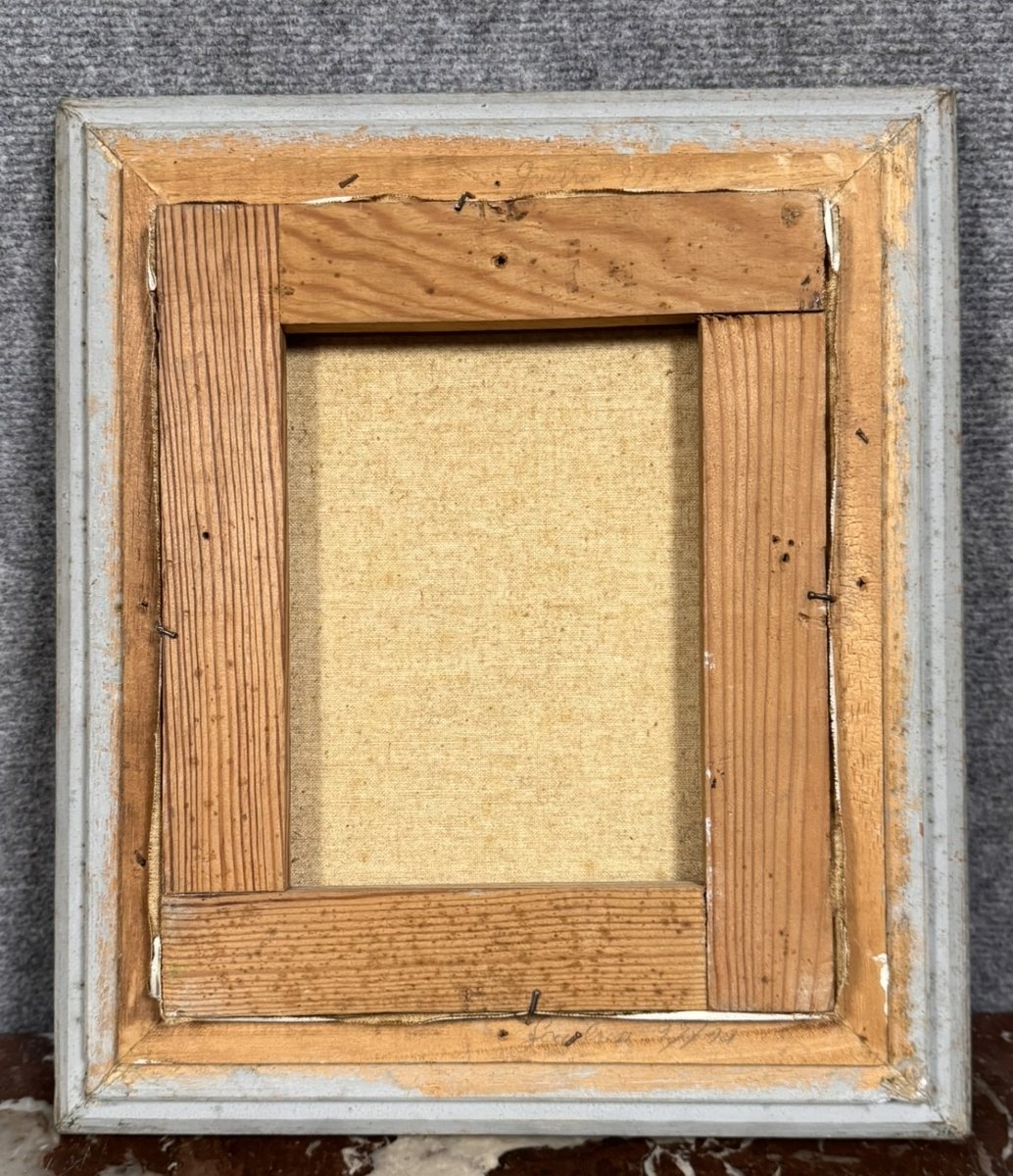 Tableau Huile Sur Toile Vue De Paris Signé -photo-8