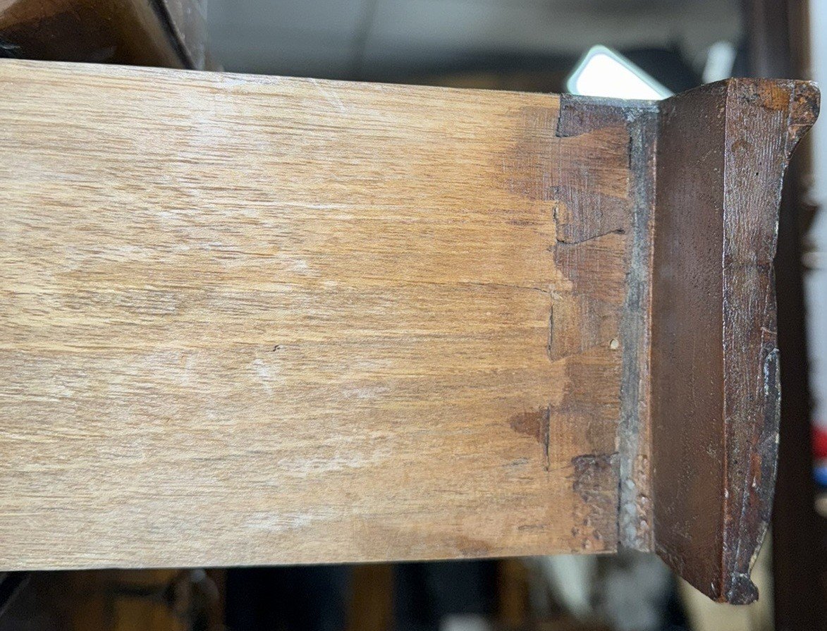 Louis Philippe Period Secretary With Doucine In Walnut -photo-4