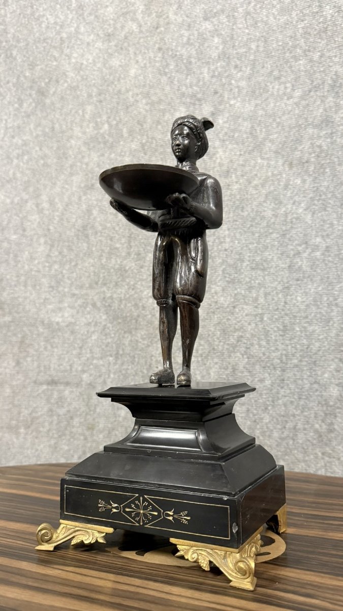After Louis Van Cutsem: Orientalist Bronze Sculpture -photo-2