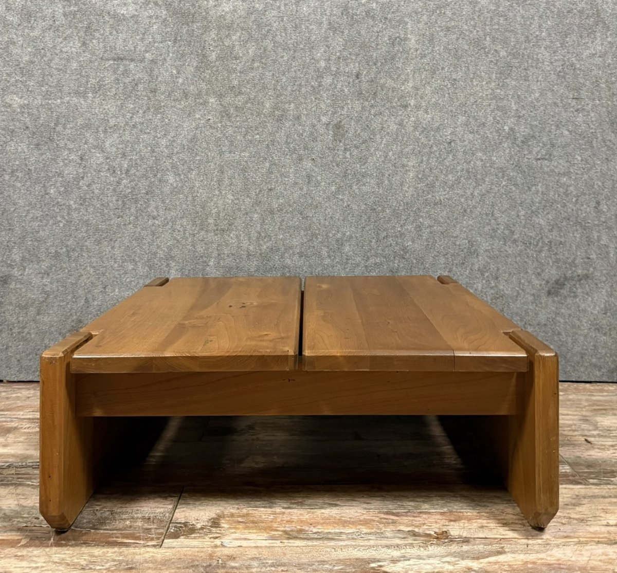 Table Basse De La Maison Regain En Orme Massif -photo-2