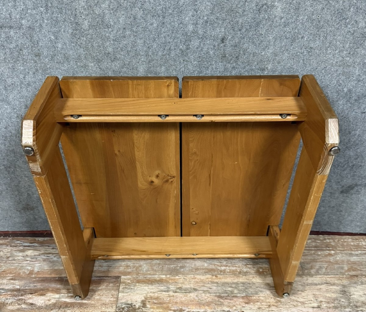 Table Basse De La Maison Regain En Orme Massif -photo-5