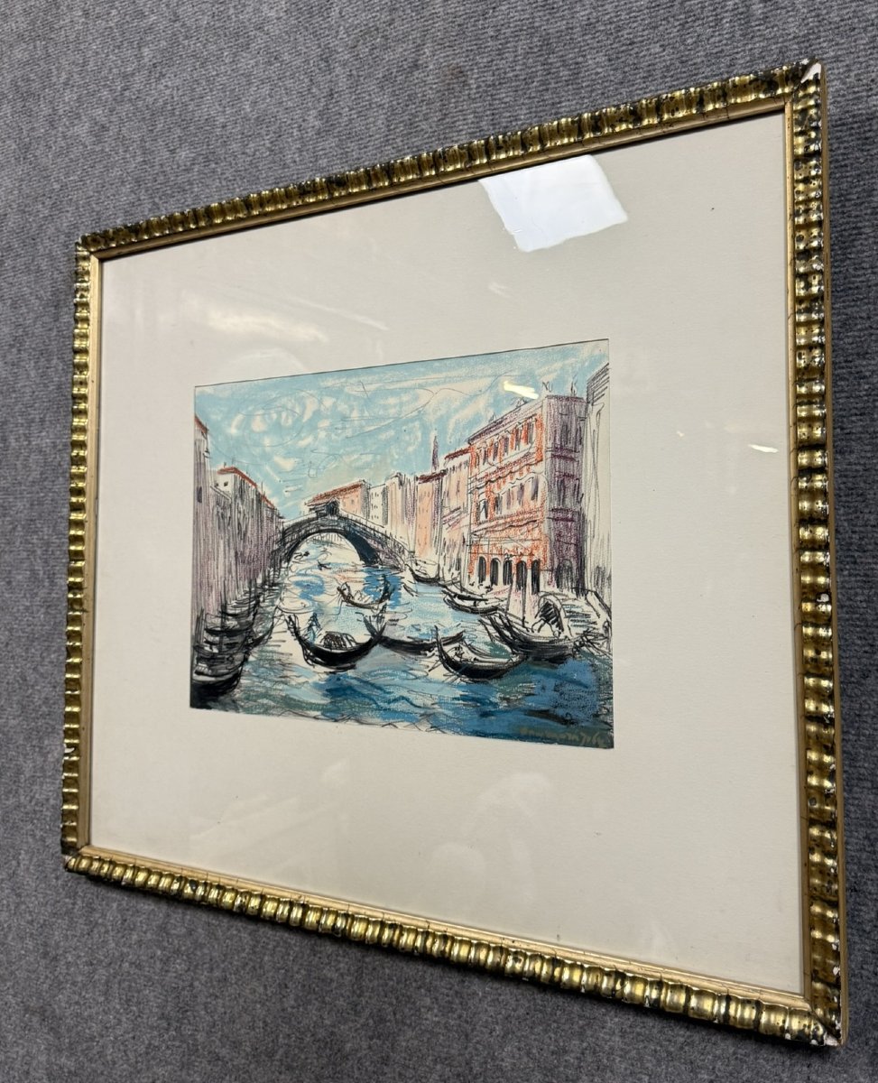 Anne Marie Joly: Painting View Of Venice -photo-2