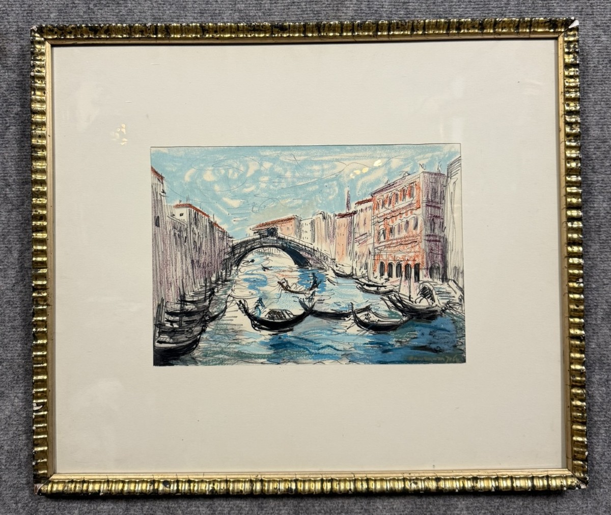 Anne Marie Joly: Painting View Of Venice 