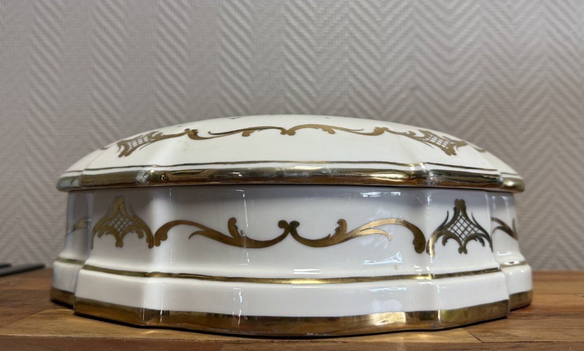 Limoges Cambet Edition: Important Porcelain Box Or Case -photo-1