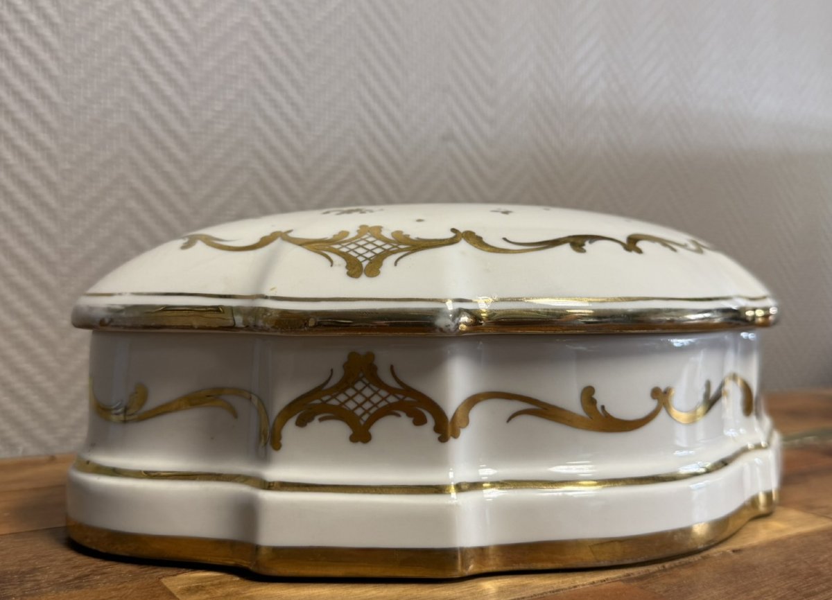 Limoges Cambet Edition: Important Porcelain Box Or Case -photo-2