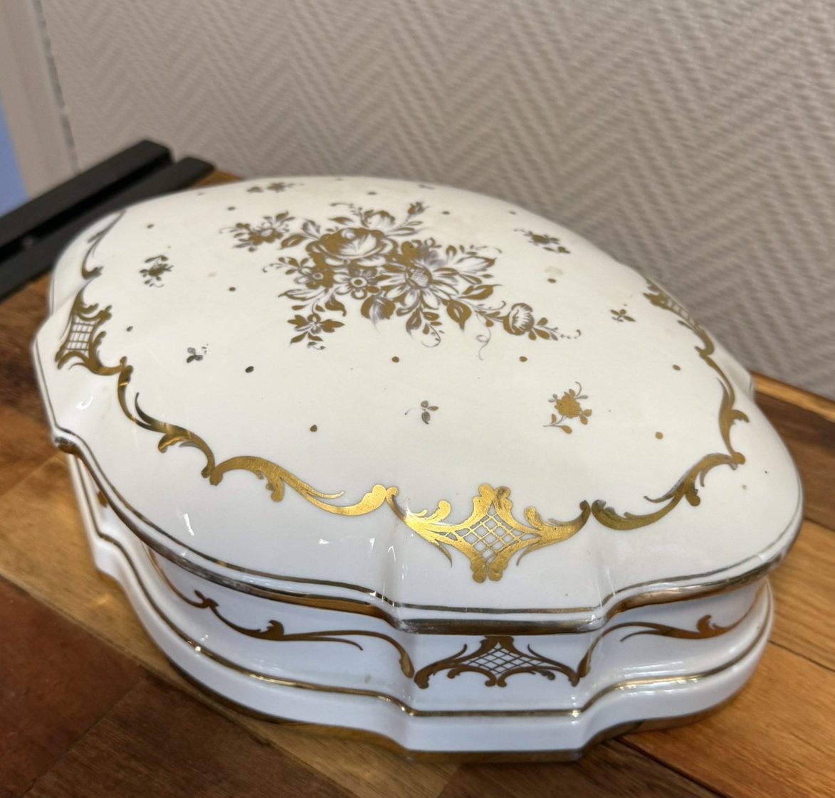 Limoges Cambet Edition: Important Porcelain Box Or Case -photo-3