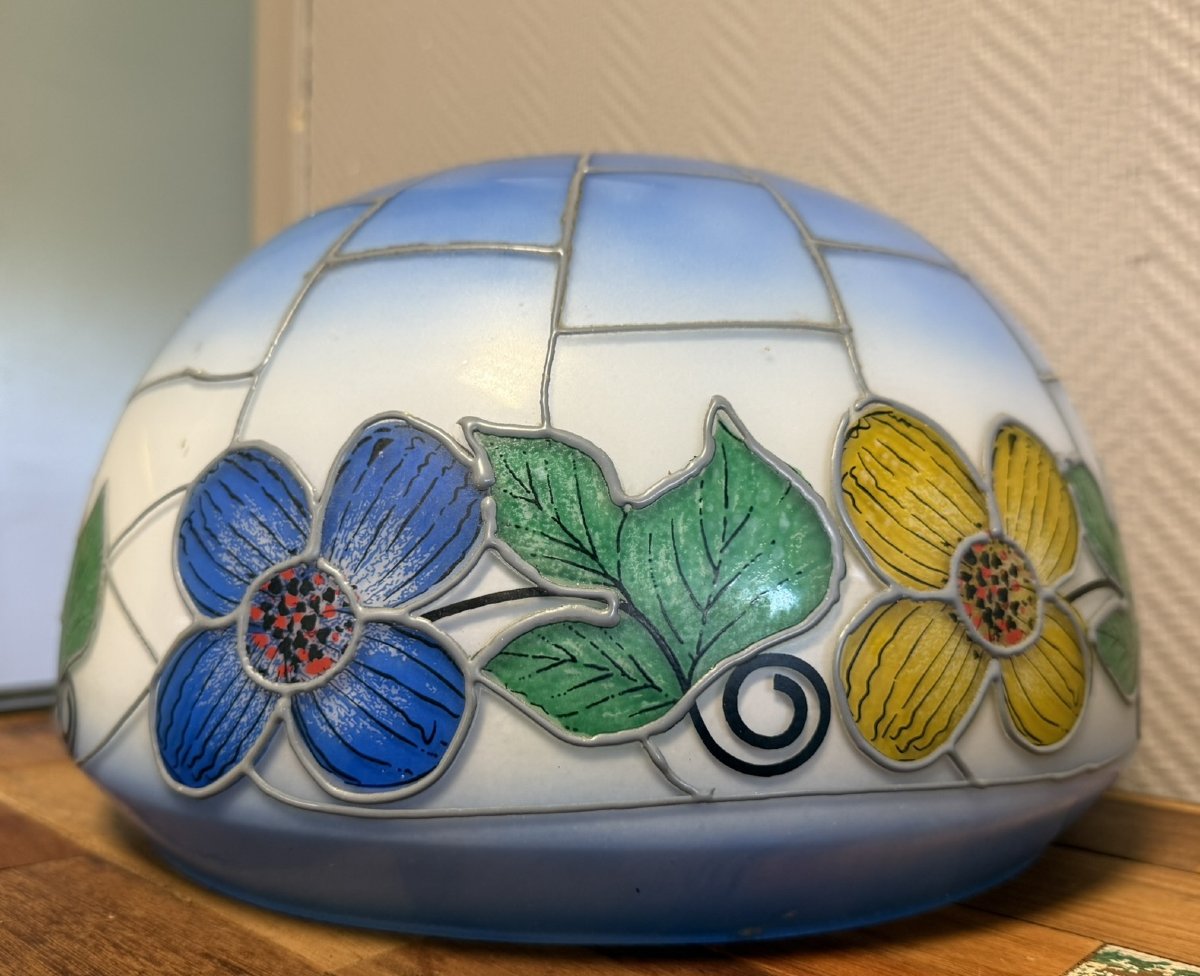 Art Deco Opaline Lampshade -photo-4