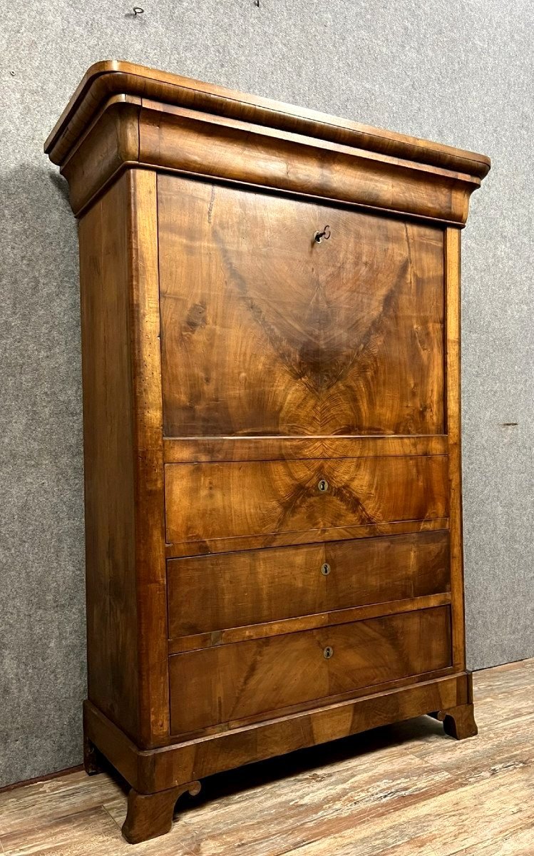 Louis Philippe Period Mahogany Secretary-photo-3