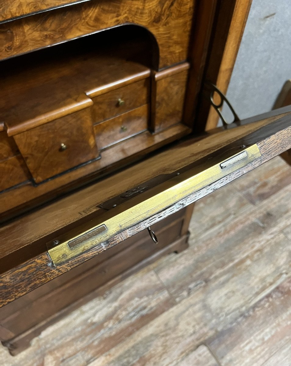Louis Philippe Period Mahogany Secretary-photo-4