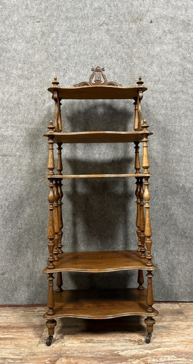 Large Napoleon III Period Shelf In Rosewood