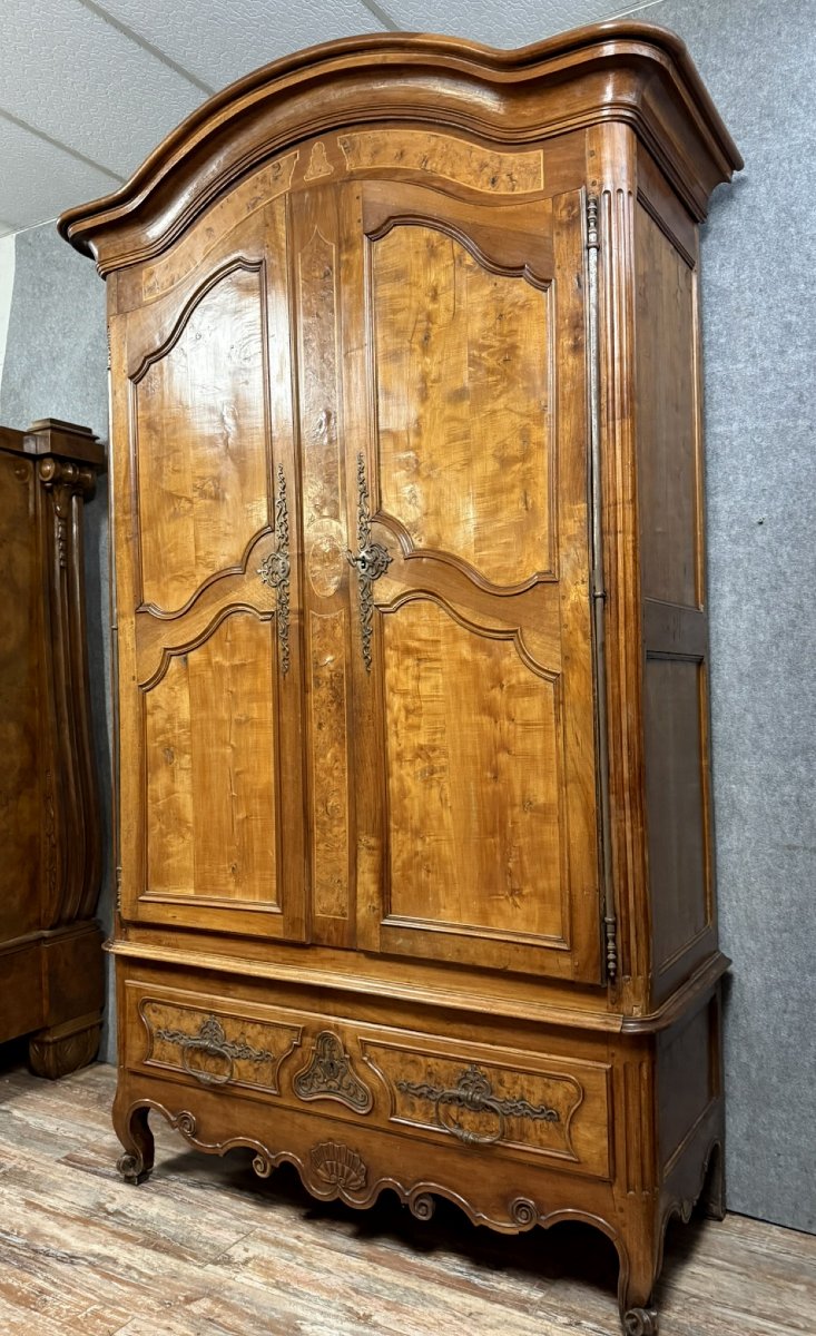 Louis XV Period Provençal Walnut Armoire-photo-1