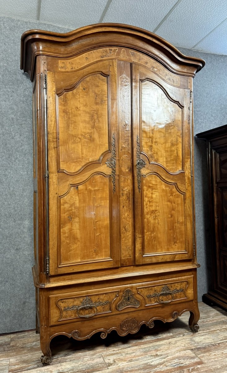Louis XV Period Provençal Walnut Armoire-photo-2