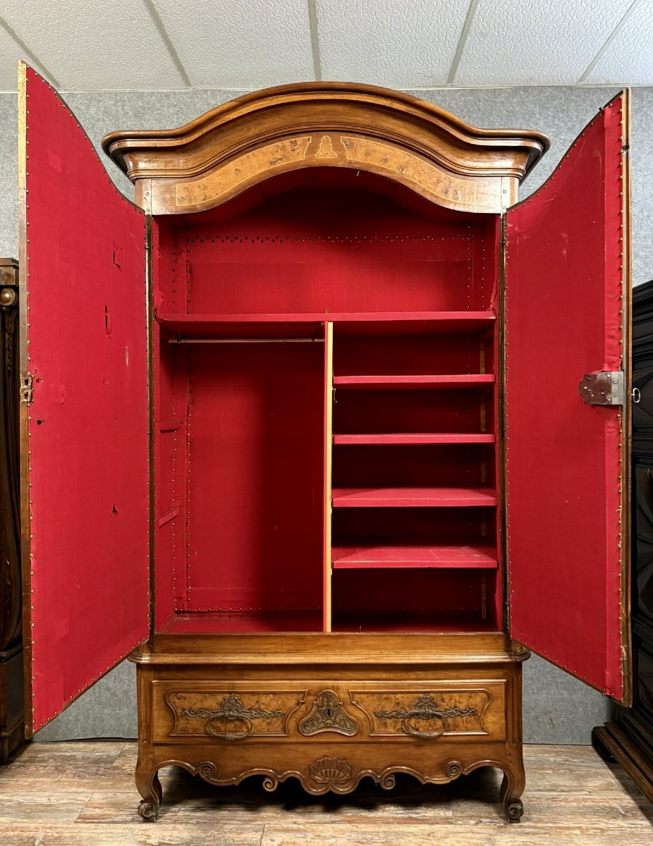 Louis XV Period Provençal Walnut Armoire-photo-3