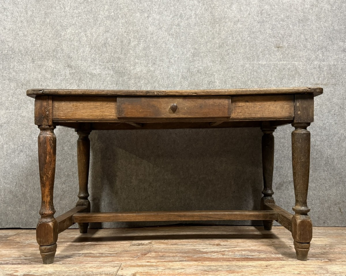 Louis XIII Period Desk In Solid Wood 