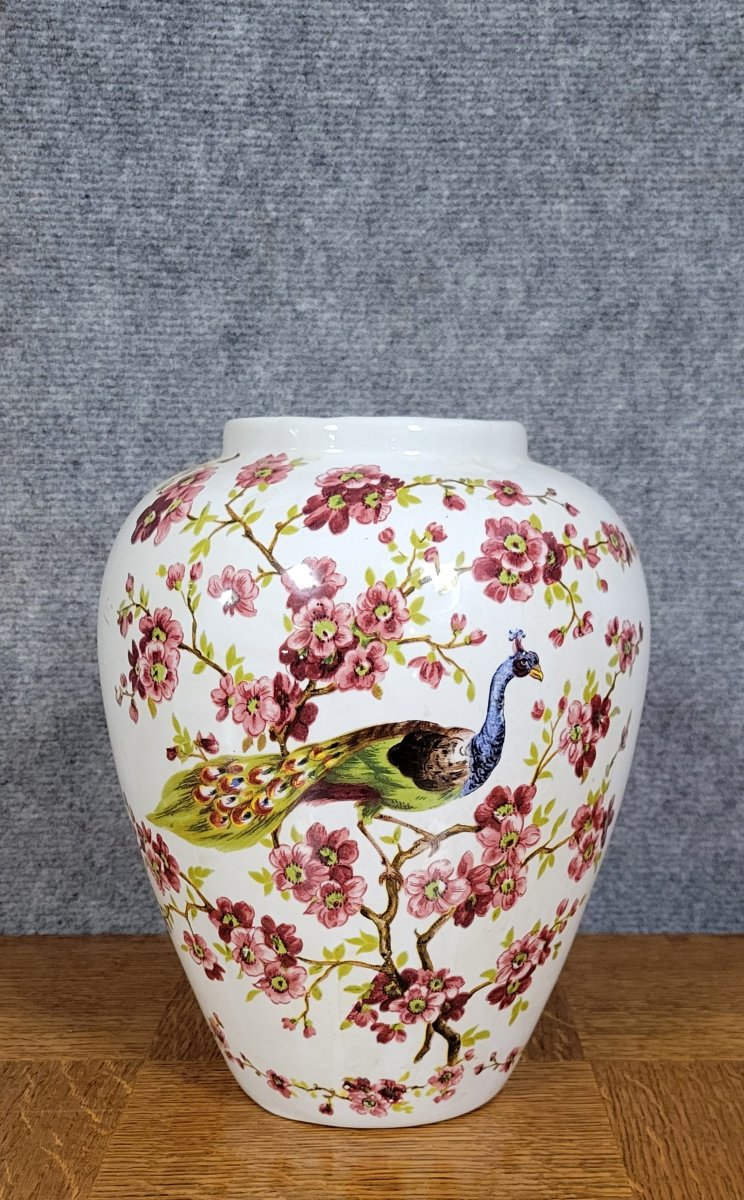 Asie XXeme : vase en porcelaine   -photo-5