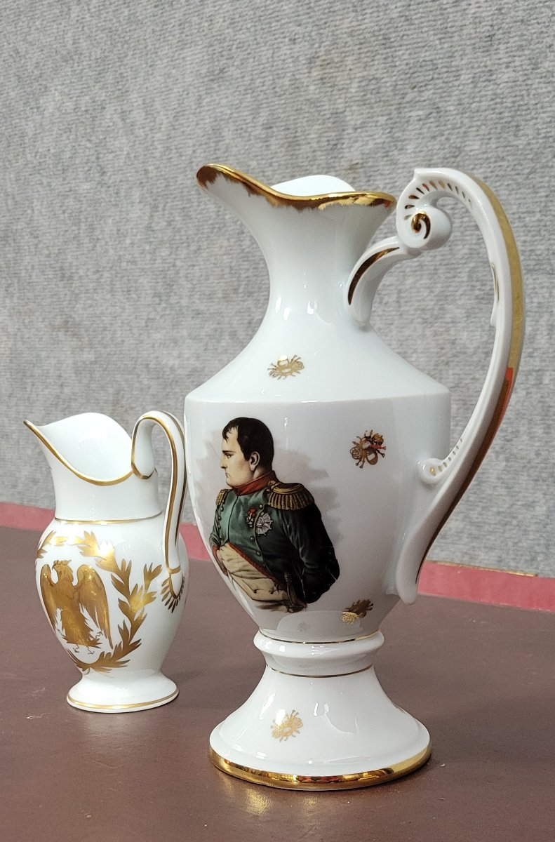 Limoges France: Two Empire Style Ewers -photo-2