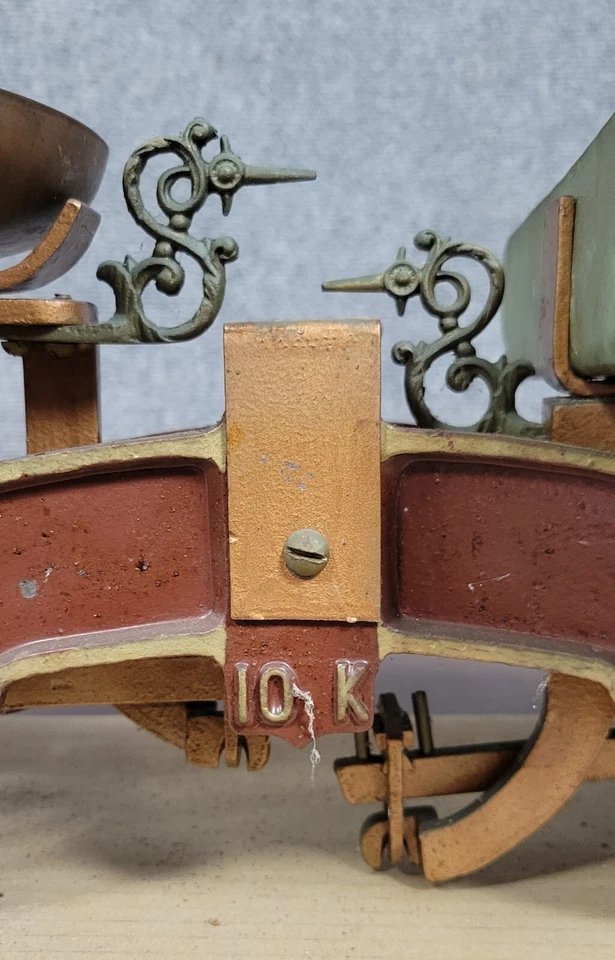 Napoleon III Period Grocery Scale With Trays, Circa 1880, Capacity 10 Kg-photo-4