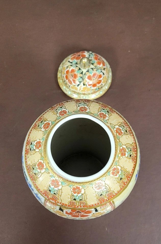 Asie XXeme :  très grand pot couvert en porcelaine (bc)-photo-3