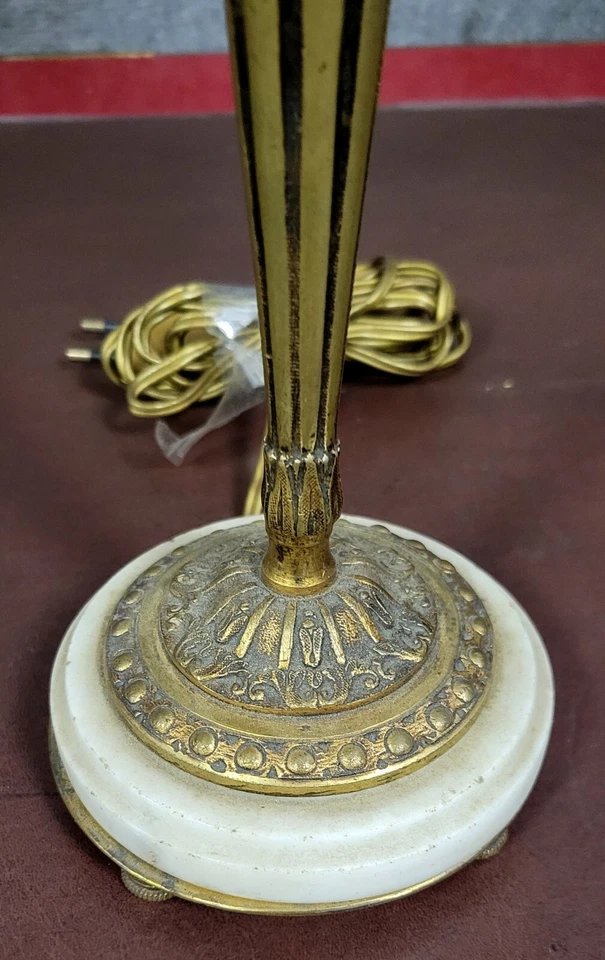 Large Louis XVI Style Bronze Lamp Circa 1880-photo-2