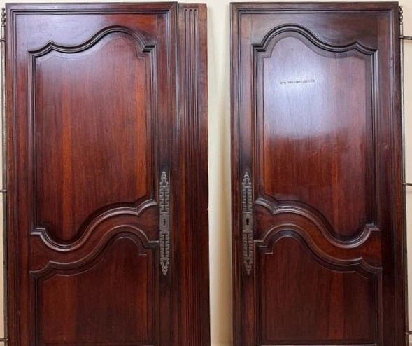Pair Of Louis XV Period Oak Doors Circa 1750-photo-2