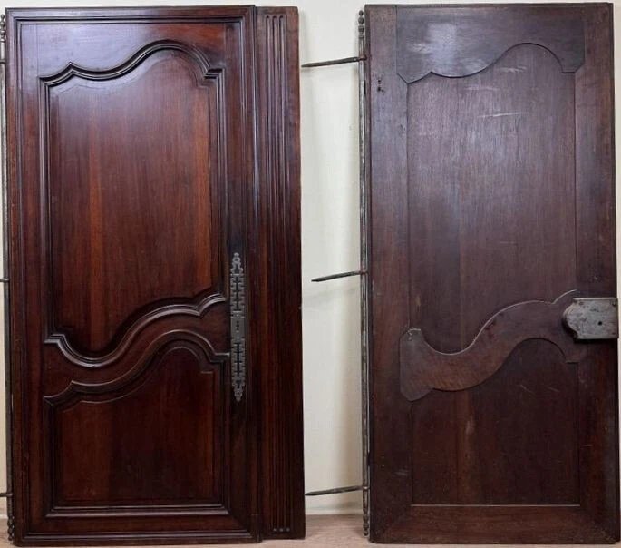 Pair Of Louis XV Period Oak Doors Circa 1750-photo-3