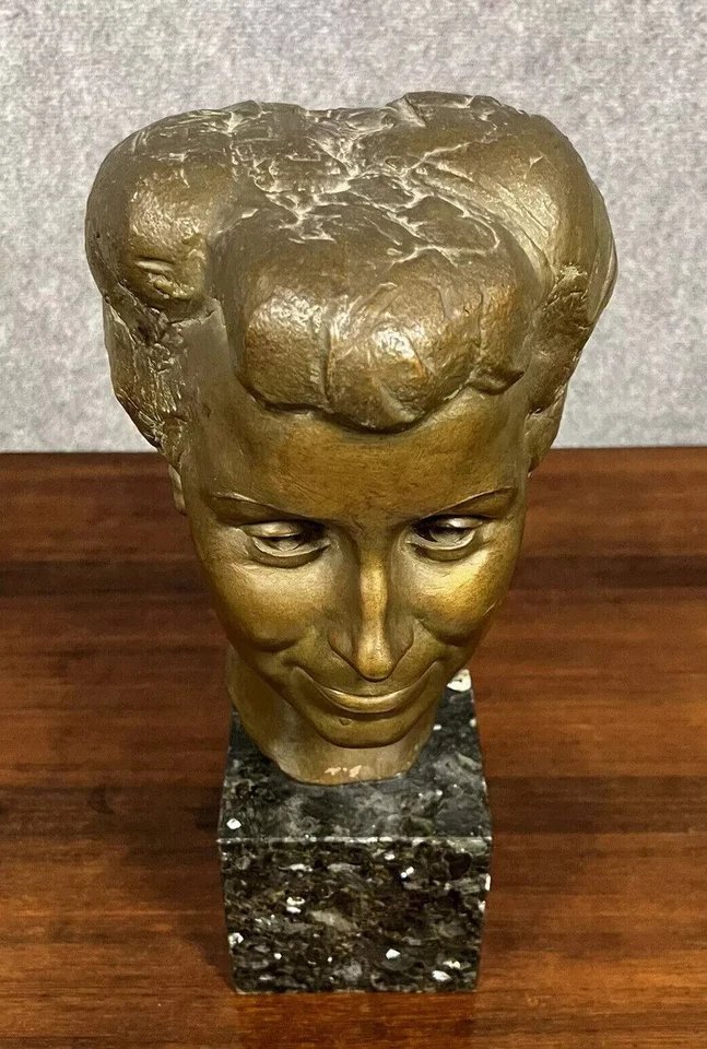 Art Deco Period Terracotta Sculpture Circa 1930-photo-3