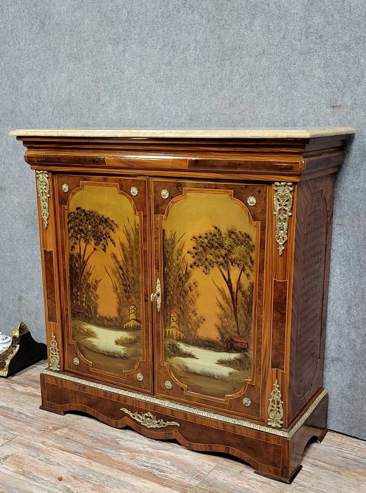 Boulle Napoleon III Style State Buffet, Mid-20th Century-photo-1