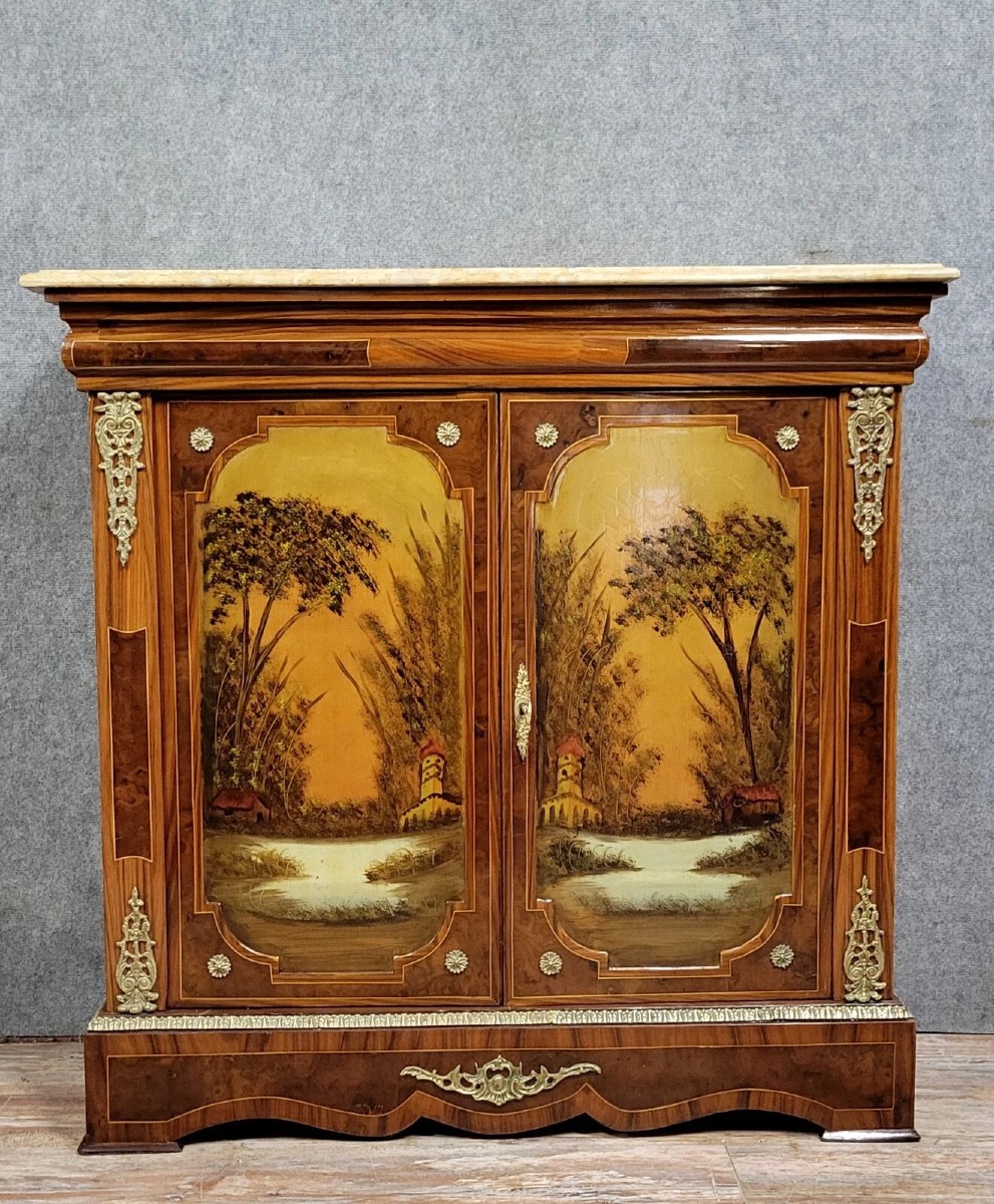 Boulle Napoleon III Style State Buffet, Mid-20th Century