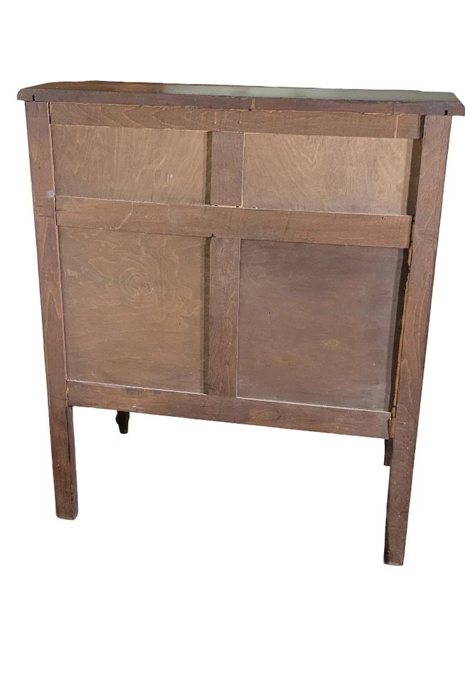 Commode scriban style Louis XV en chene massif circa 1920-photo-5