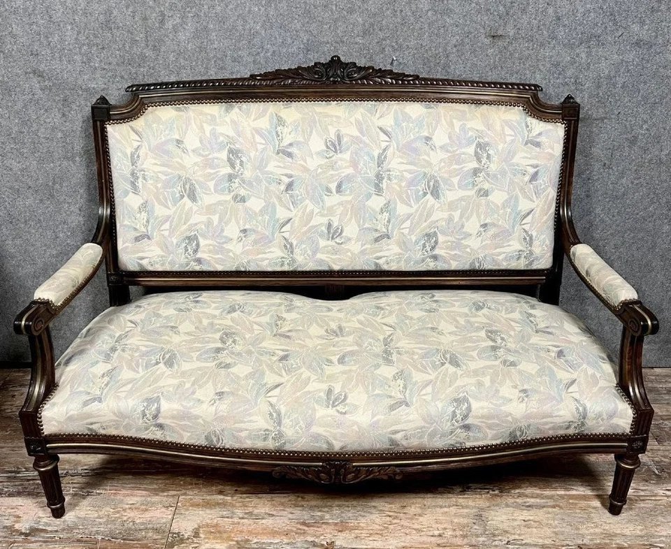 Louis XVI Style Living Room In Rosewood And Gilding Circa 1850-photo-4